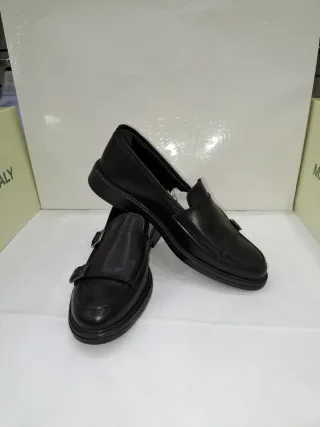 Mocassini uomo vera pelle colore nero tg. 41