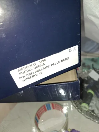 Mocassini uomo vera pelle colore nero tg. 41