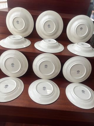 La Cartuja de Sevilla Vajilla Verde