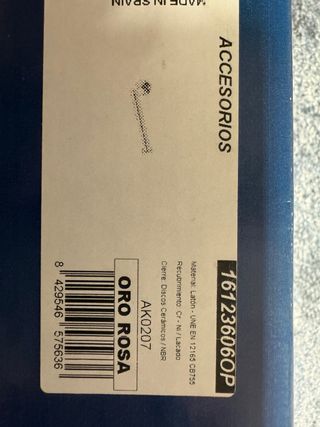 Portarrollos Baño Tres Oro Rosa