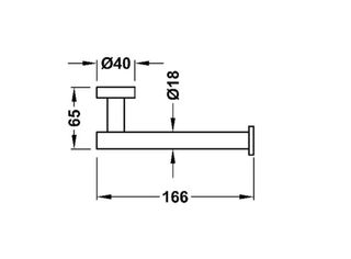 Portarrollos Baño Tres Oro Rosa