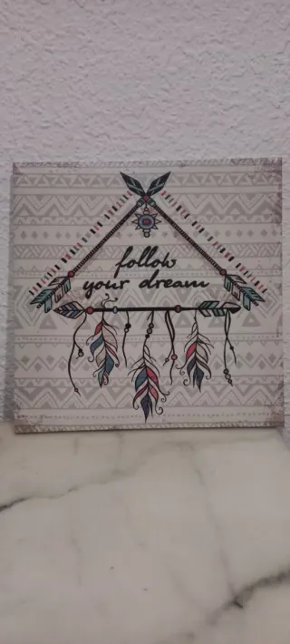 Cuadro decorativo follow your dream