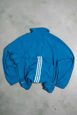 Chaqueta Adidas Azul 3 Rayas Running