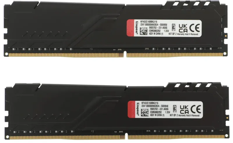 Kingston FURY Beast DDR4 16GB (2x8GB) 3200MHz afbeelding 2