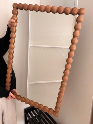 Espejo Zara Home esferas madera