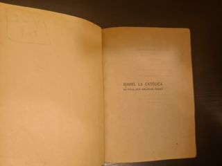 Libro, ISABEL LA CATOLICA (1948)