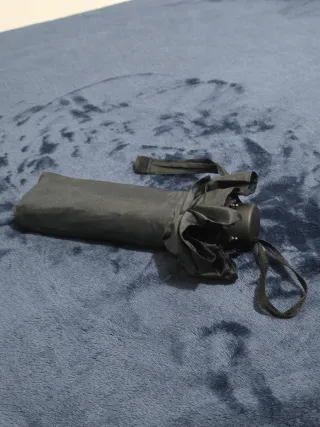 Paraguas negro compacto para bolso 15 cm