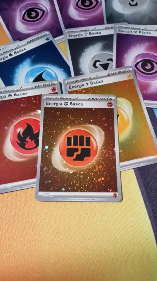 21x Energías Holo cartas Pokemon