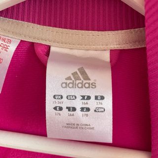 Chaqueta Adidas Fucsia Vintage Talla 15-16