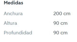 Sofá 3 plazas IKEA Gris 200x90x90