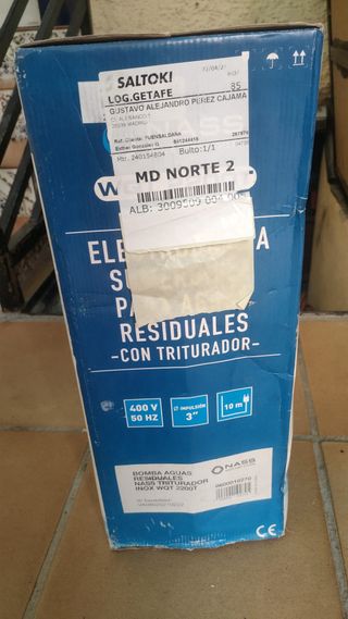 Bomba de agua NASS WQT 2200T