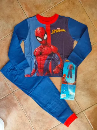 Pigiama Spiderman cotone 100%