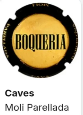 Placa de Cava Moli Parellada Boqueria