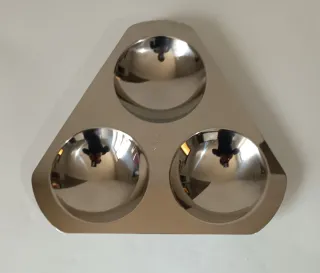 Antipastiera acciaio Imco Collection 3 scomparti