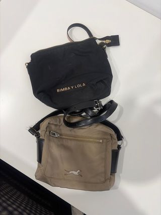 Bolsos Bimba y Lola Negro y Beige