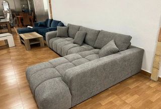 Sofá Cama Stacy Gris Izquierdo