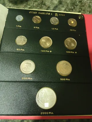 Monedas Rey Juan Carlos 1976-2001