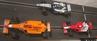 3 Coches Fórmula 1 Scalextric