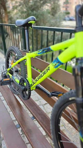 Bicicleta Rockrider ST 500 Verde Lima