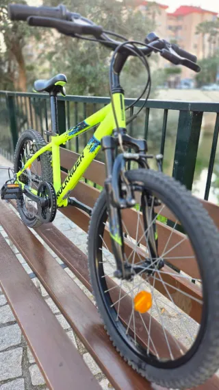 Bicicleta Rockrider ST 500 Verde Lima