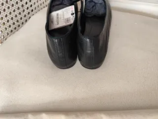 Bailarinas Zara Piel Verde Talla 39