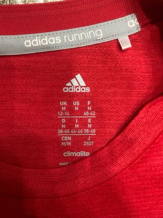 T-shirt Adidas rossa