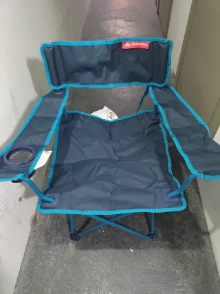 Silla Camping Quechua Azul