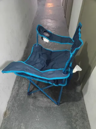 Silla Camping Quechua Azul