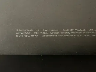 Portatil hp GAMING NVIDIA GTX 1650 16 GB RAM