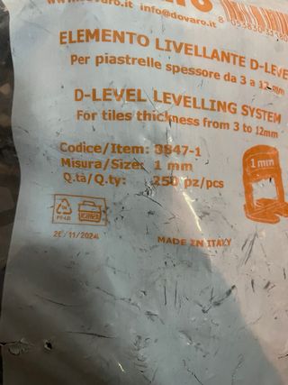 Livellatori per piastrelle 150 pz