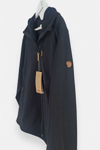 Chaqueta Polar Fjällräven Keb Fleece Hoodie Negra