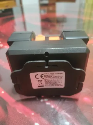 Linterna frontal LED USB recargable