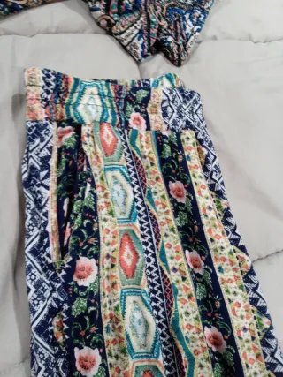 Lote 2 pantalones estampados