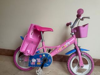 Bicicleta infantil Peppa Pig rosa