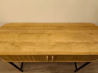 Consola dos puertas madera y metal