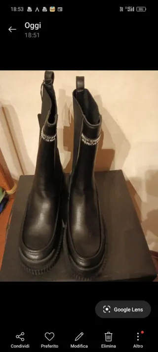 Stivali Armani Exchange N.41 Neri