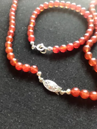 Bracciale e Collana Corniola Naturale