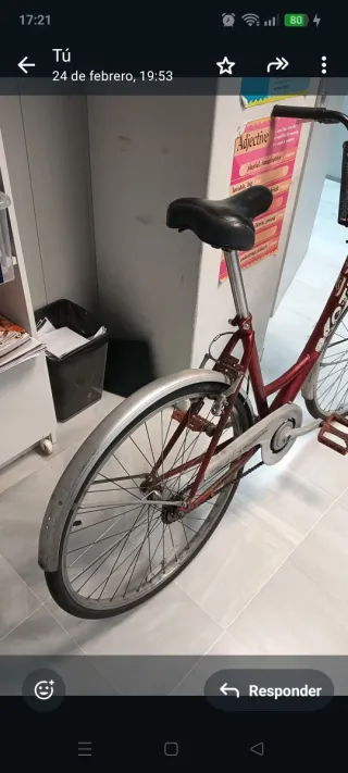 Bicicleta de paseo para adulto