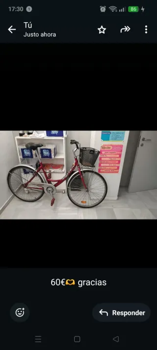 Bicicleta de paseo para adulto