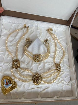 Conjunto Collar y Pulsera perlas de Fallera