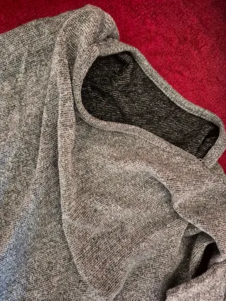 Top mujer gris y negro