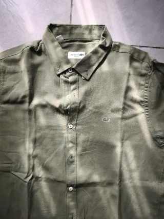 Camicia Lacoste Verde Oliva Uomo xl