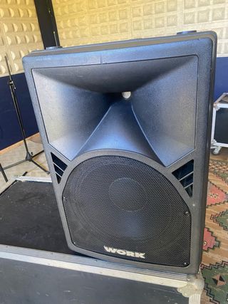 Altavoz autoamplificado WORK Negro