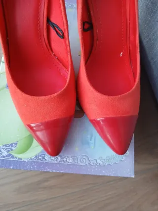 Zapatos de tacón H&M naranjas