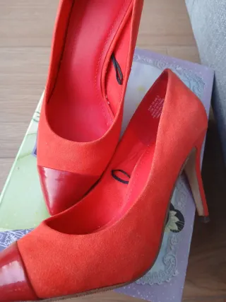 Zapatos de tacón H&M naranjas