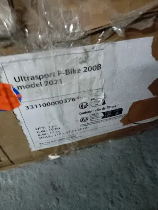 Bicicleta Estática Plegable Ultrasport