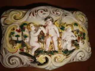 Joyero porcelana Capodimonte