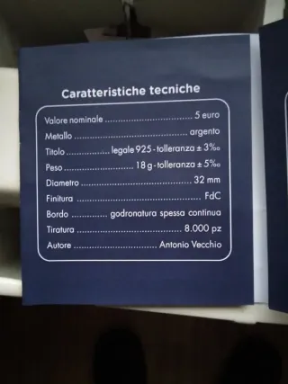 Monza 100 Años 5€ Italia 1922-2022