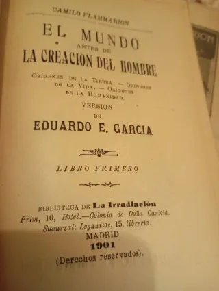 Colección libros de 1901
