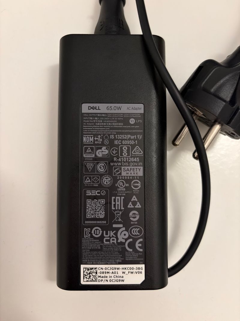 Cargador Dell 65W AC Adapter